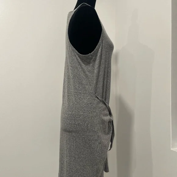 Aerie Gray Sleeveless Wrap Mini Dress - Picture 7 of 10